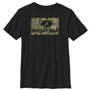 Boy's Mossy Oak Black In the Woods Logo Graphic Tee Black Large